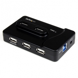 STARTECH.COM 6 PORT USB2.0 HUB, USB3.0(3), PORTABLE, 2YR  ST7320USBC