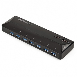 STARTECH.COM 7 PORT USB 3.0 HUB (USB-A) PLUS 2X FAST CHARGE - SELF POWERED 2YR ST93007U2C
