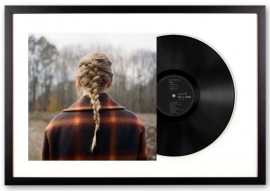 Vinyl Album Art Framed Taylor Swift - Evermore - Double UM-B003341001-FD