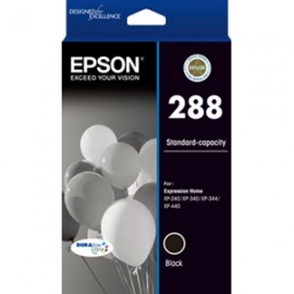 Epson 288 Std Capacity Durabrite Ultra Black Ink Xp-240 Xp-340 Xp-344 Xp-440 C13t305192