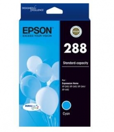 Epson 288 Std Capacity Durabrite Ultra Cyan Ink Xp-240 Xp-340 Xp-344 Xp-440 C13t305292