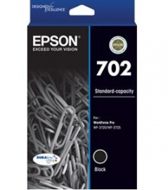 Epson 702 Std Black Ink Durabrite - Wf-3720 Wf-3725 C13t344192