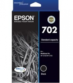 Epson 702 Std Black Ink Durabrite - Wf-3720 Wf-3725 C13t344192