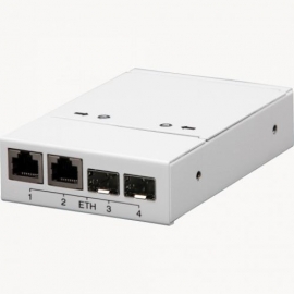 AXIS T8604 4 PORT MEDIA CONVERTER SWITCH, 2X RJ45 PORTS AND 2 SFP SLOTS
