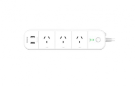 TENDA (SP15) Wi-Fi smart power strip, 3 outlets and 2 USB SP15