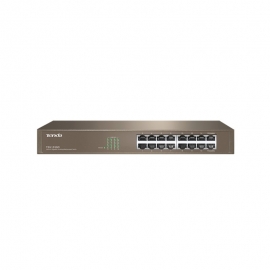 Tenda Switch: 16-Port Gigabit Ethernet Switch, Wall mounting: support, Rack mounting: support TEG1016D