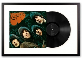 Vinyl Album Art Framed The Beatles Rubber Soul - UM-3824181-FD