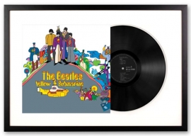 Vinyl Album Art Framed The Beatles - Yellow Submarine - UM-3824671-FD