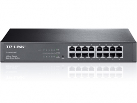 Tp-link Tl-sg1016de 16 Port Gigabit-metaleasy Smart Switch Tl-sg1016de