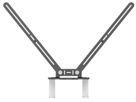 Logitech TV MOUNT FOR VIDEO BARS N/A WW TV MOUNT 952-000041