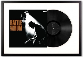 Vinyl Album Art Framed U2 Rattle and Hum - UM-8422991-FD