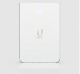 Ubiquiti Wall-mounted WiFi 6 access point with a built-in PoE switch U6-IW