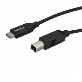 Startech 2m (6ft) Usb C To Usb B Cable - M/m - Usb 2.0 Usb2cb2m