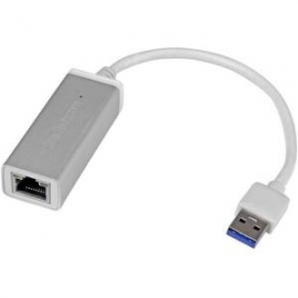Startech Usb 3.0 To Gigabit Network Adapter - Silver - Sleek Aluminum Design For Macbook Chromebook