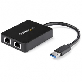 STARTECH.COM USB 3 2 PORT GIGABIT ETHERNET LAN ADAPTER USB32000SPT