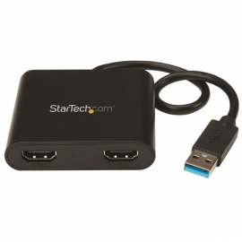 Startech Usb To Hdmi Adapter - Usb To Dual Hdmi Adapter - Usb 3.0 To Hdmi - External Video