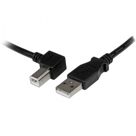STARTECH.COM 1M USB2.0 TO LEFT ANGLE USB-B CABLE, BLACK, LTW USBAB1ML