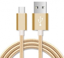 Astrotek 1m Micro USB Data Sync Charger Cable Cord Gold Color For Samsung Htc Motorola Nokia Kndle Android Phone Tablet & Devices AT-USBMICROBG-1M