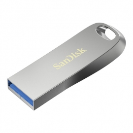 SanDisk 64GB Ultra Luxe USB3.1 Flash Drive Memory Stick USB Type-A 150MB/s capless sliver 5 Years Limited Warranty (SDCZ74-064G-G46)