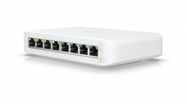 Ubiquiti USW-LITE-8-POEPOE SWITCH: 8 Ports Layer 2 swith with 4 x 802.3at POE+ Total 52W