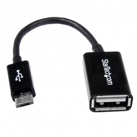 STARTECH.COM 5" MICRO USB OTG CABLE - MICRO USB MALE TO USB A FEMALE LIFETIME WARR UUSBOTG