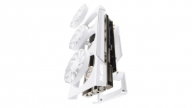 XFX Mercury AMD Radeon RX 9070XT OC White Magnetic Air Edition with RGB 16GB GDDR6 HDMI 3xDP, AMD RDNA™ 4 (RX-97TMARGW9) RX-97TMARGW9