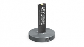 VOLANS VL-DSM2-SAluminium USB-C (Gen 2) M.2 NVMe/SATA SSD Docking Station