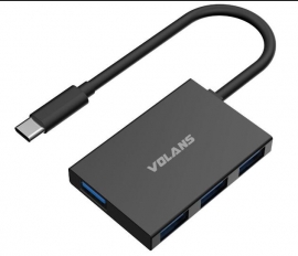 Volans Slim Aluminium 4-Port Usb3.0 Am Hub Vl-Hb04S