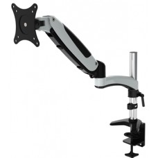 Visionmount Gasspring Deskclamp Aluminium Single Lcd Monitor Arm With Support Upto 27", Tilt"