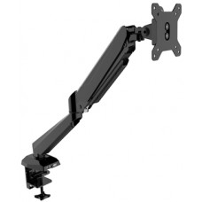 Visionmount Gasspring Deskclamp Aluminium Single Lcd Monitor Arm With Usb Port Support Up To 27"