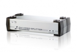 Aten Video Splitter 2 Port Dvi Video Splitter W/ Audio, 1920x1200@60Hz, Cascadable To 3 Levels (Up To 8 Outputs) VS162-AT-U