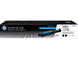 HP 143AD Dual Pack Black Original Toner Reload Kit W1143AD