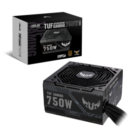 Asus TUF-750B-GAMING ATX Power Supply: 750W TUF Gaming 80+ Bronze Non Modular, 2x CPU(4+4), 2x PCI-E (6+2 Pin), 8x SATA, 150x150x86 mm