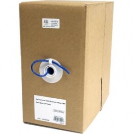 Startech 1000 Ft Bulk Roll Of Blue Cmr Cat5e Solid Utp Cable Wirc5ecmr