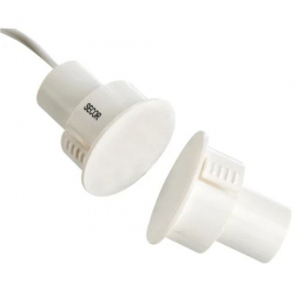 SECOR RECESSED WHITE REED SWITCH 25MM 1YR  WSF42