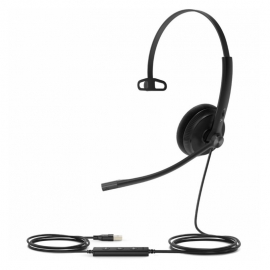Yealink (UH34L-Mono-UC) Wideband Noise Cancelling Headset, foam cushion