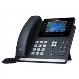 Yealink (SIP-T46U) 16 Line IP phone, 4.3" Color LCD, Dual Gigabit Port, 10 x line key, 2 x USB Port