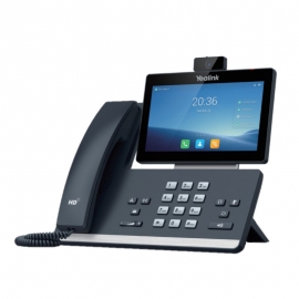 Yealink (SIP-T58W with Camera) 16 Line Android IP phone, 7" touch Screen, Dual Gigabit Port, 2 x USB Port, WiFi/BT, CAM50 Camera