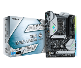 Asrock Z590 STEEL LEGEND Motherboard Supports 10th Gen Intel Core Processors and 11th Gen Intel Core Processors