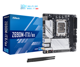 ASRock Z690M-ITX/ax Desktop Motherboard - Intel Chipset - Socket LGA-1700 - Intel Optane Memory Ready 