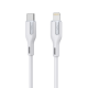 CHOETECH XCL-0002 Silicone USB-C to L Cable 1m White ELECHOXCL0002