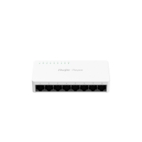 REYEE Ruijie Reyee 8 Port 10/100Mbps Unmanaged Fanless Switch - Plastic RG-ES08F