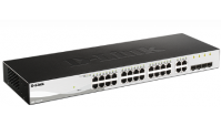 D-Link | DGS-1210-28 | 28 Port Gigabit Smart Managed Switch | 28 RJ45 and 4 SFP (Combo) Ports - DL.DGS.1210.28