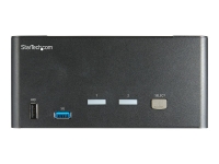 STARTECH TRIPLE MONITOR DISPLAYPORT KVM SWITCH, USB(2), 4K, 2YR SV231TDPU34K STARTECH TRIPLE MONITOR DISPLAYPORT KVM SWITCH, USB(2), 4K, 2YR SV231TDPU34K