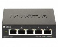 D-Link DGS-1100, 5-Port Smart Managed Switch with 2 PoE and 3 BASE-T Ports DGS-1100-05PDV2