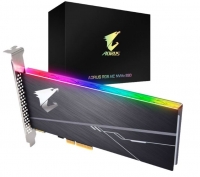 Gigabyte Aorus Aic Pcie X4 Nvme Ssd 512Gb - 3480/ 2100 Mb/ S 360/ 510K Iops 3D Tlc Toshiba Bics3 800Tbw 512Mb 1.8 Mil Mtbf Rgb 5Yrs Gp-Asacne2512Gttdr