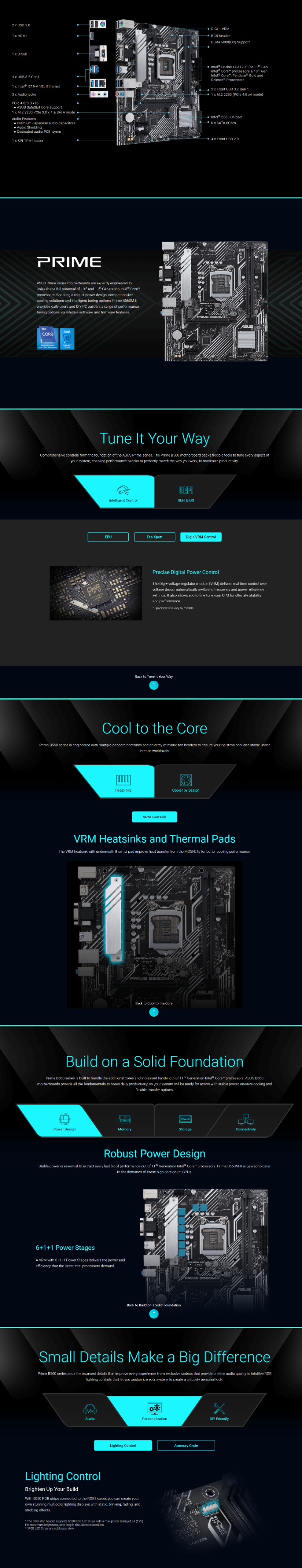 ASUS PRIME B560MK Intel mATX Motherboard, 4x DDR4 128GB, 1x PCIE x16