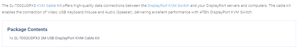 Product information